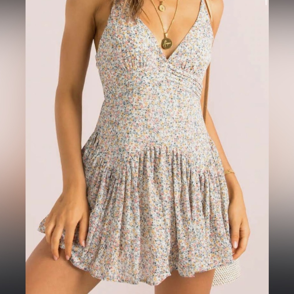 Sundae Muse Amanda Dress/Romper Floral, Size 8 (S)